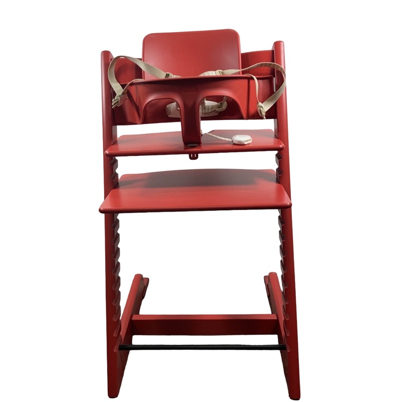 Stokke Tripp Trapp High Chair With Baby Set, Warm Red, 1