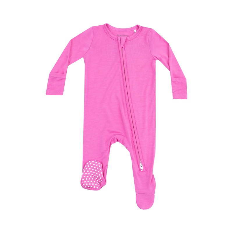 2 Way Zipper Footie – Strawberry Moon