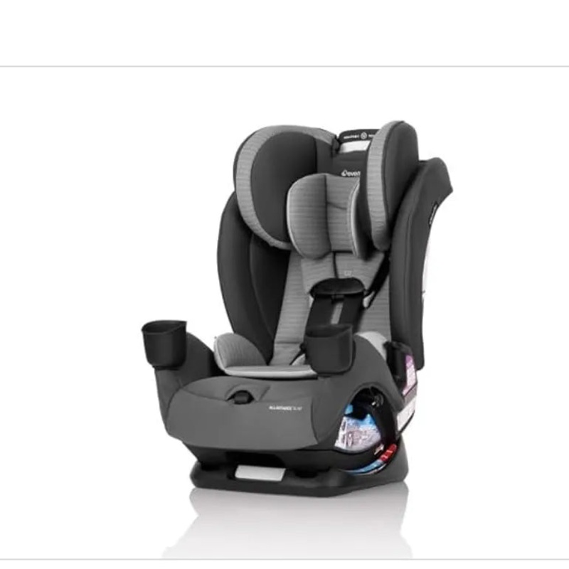 All4Stages Slim 4-in-1 Convertible Car Seat (Baldwin Gray)