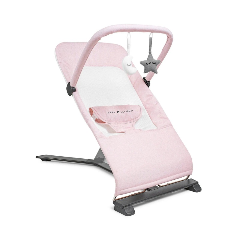 Alpine Deluxe Portable Bouncer – Peony Pink