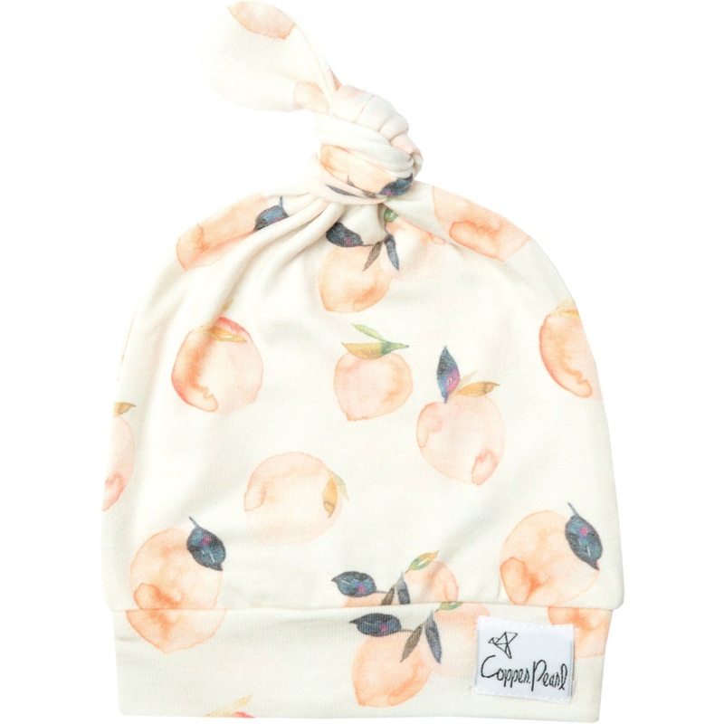 Copper Pearl Top Knot Hat | Caroline