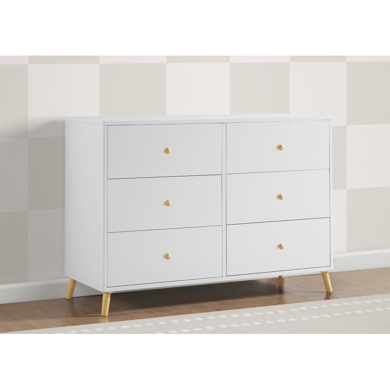 Essex 6 Drawer Dresser with Interlocking Drawers