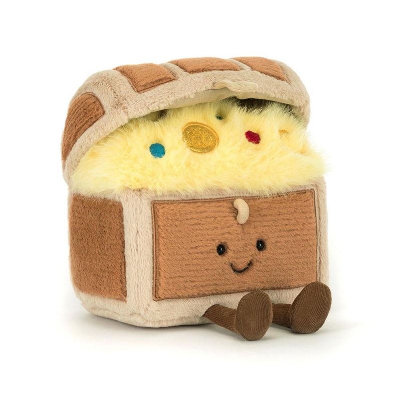 Jellycat Amuseables Treasure Chest, 6″