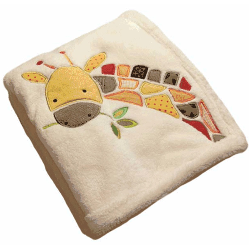 KidsLine Jungle Jigsaw Boa Blanket
