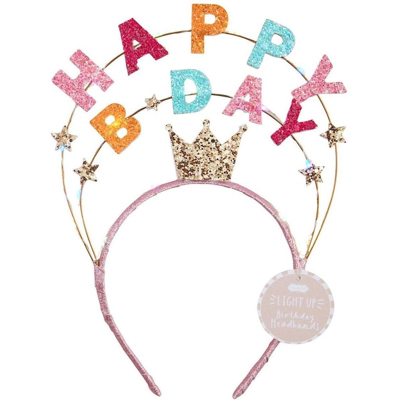 Mud Pie Light Up Happy Bday Headband