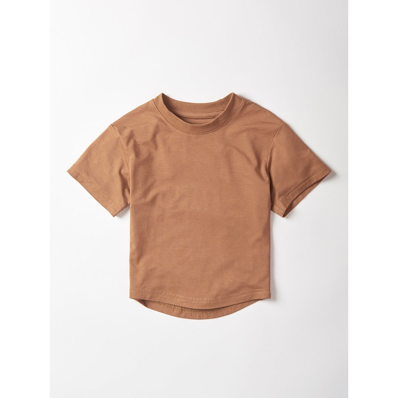 Oversized Bamboo Tee – Carmel