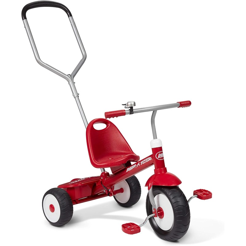Radio Flyer Steer & Stroll Trike, Red