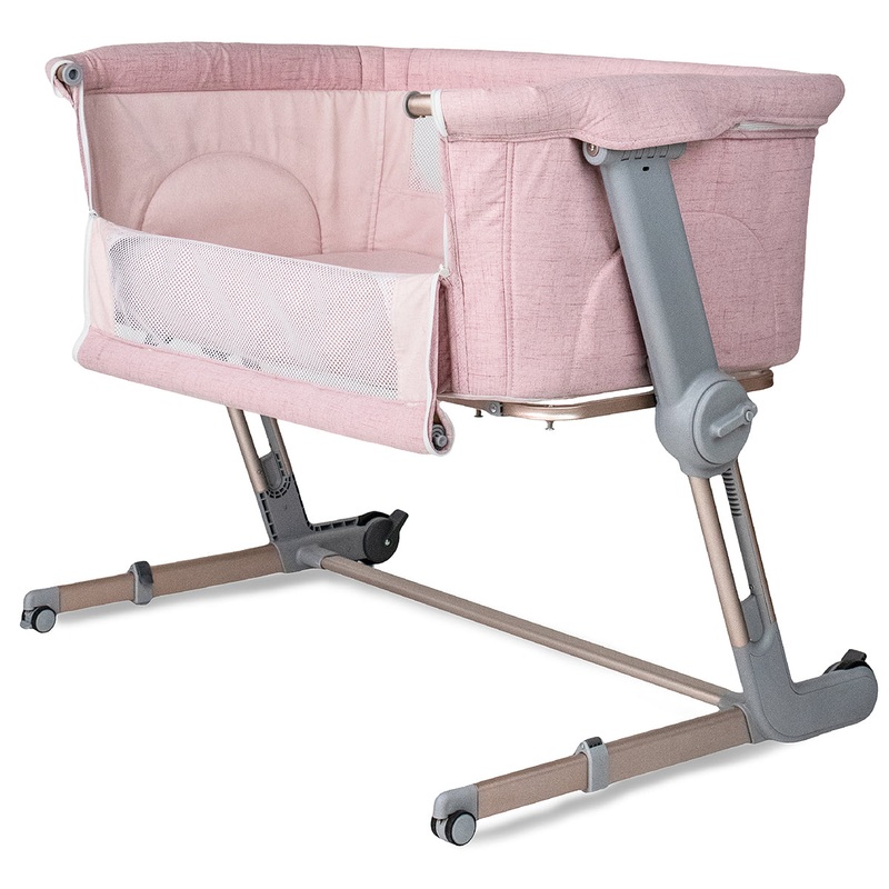 Unilove Hug Me Plus 3-in-1 Bedside Sleeper – Plum Pink