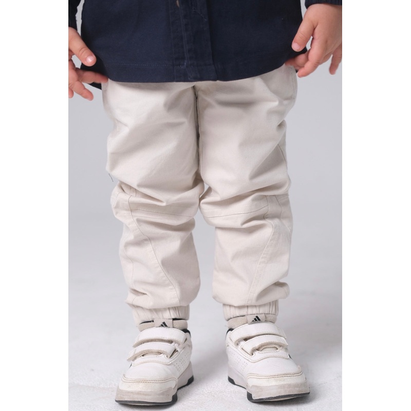 Unisex Baby Gabardine Pants  Beige