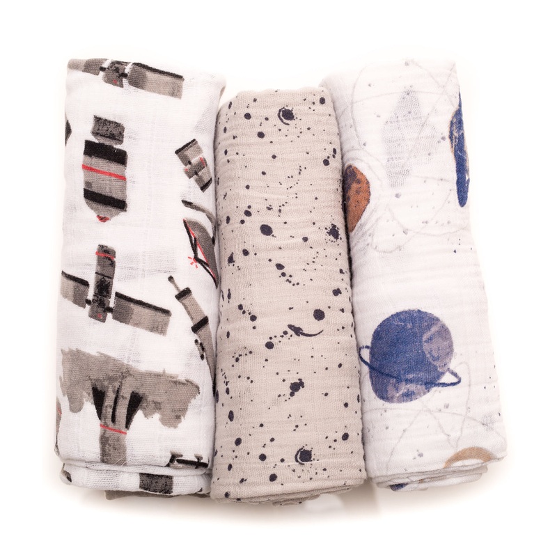 Little Unicorn Cotton Muslin Swaddle 3-Pack – Ground Control