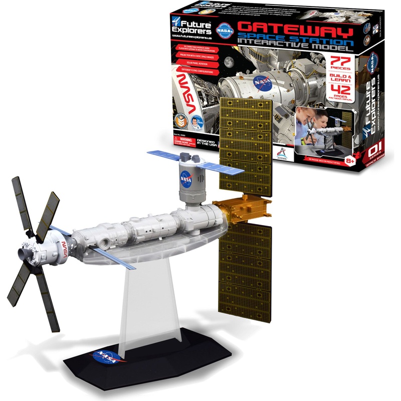 Mukikim NASA Future Explorers: Gateway Space Station Interactive Model – Build & Learn STEM Toy