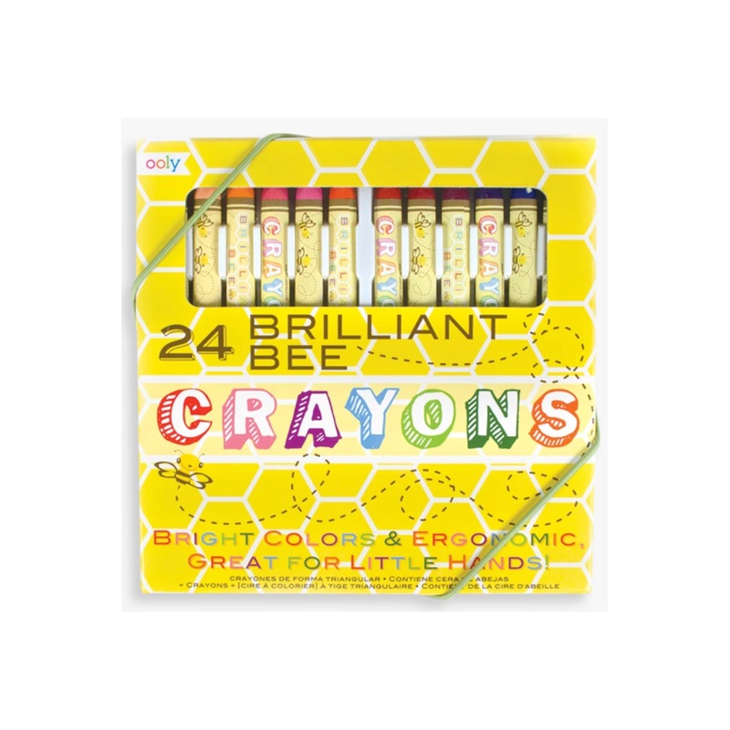 Ooly Brilliant Bee Crayons Set of 24