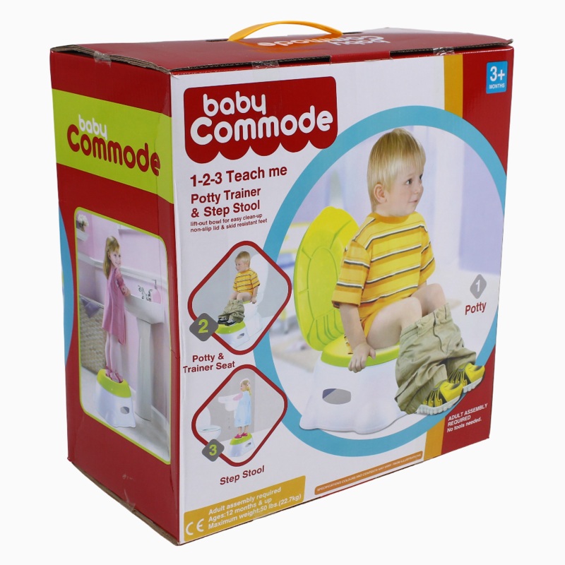 1-2-3 Teach Me  Potty Trainer & Step Stool