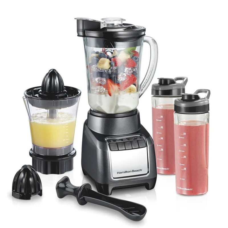 3 in 1 Blend & Juice Glass 5-Speed Blender System Black 53524
