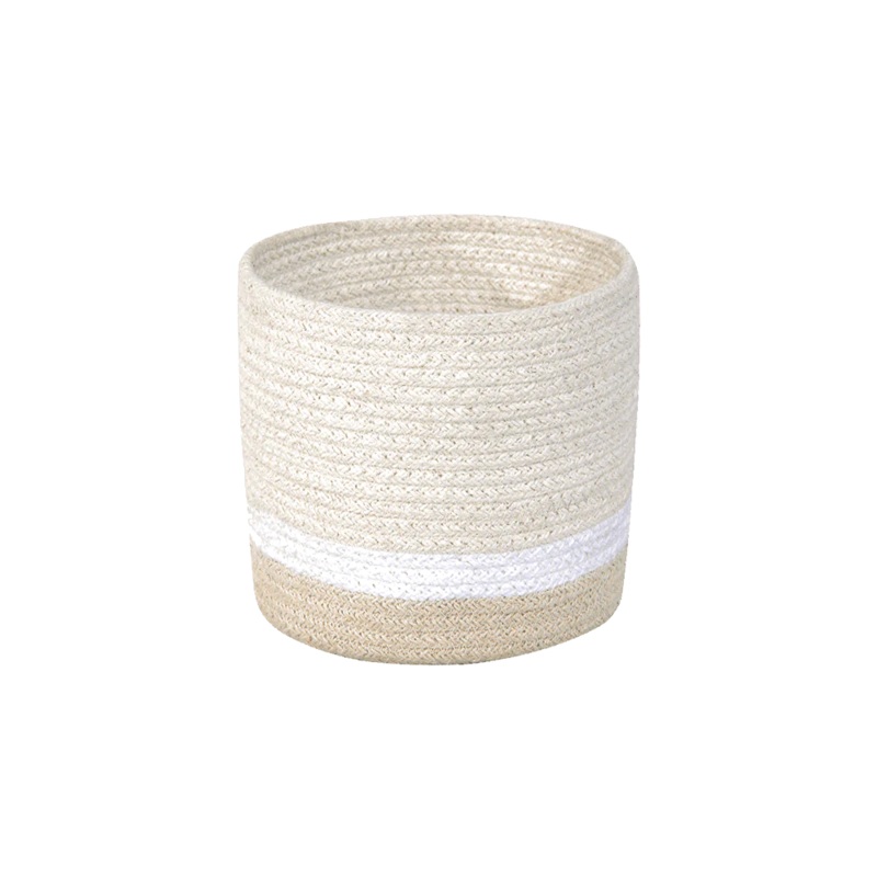 Basket Mini Tricolour Ivory