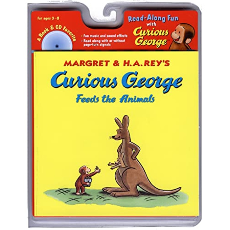 CURIOUS GEORGE FEEDS THE ANIMALS BOOK & CD