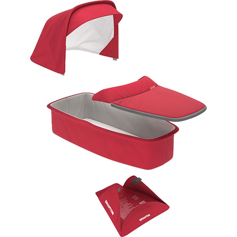 Greentom Carrycot Fabric & Mattress Set – Red