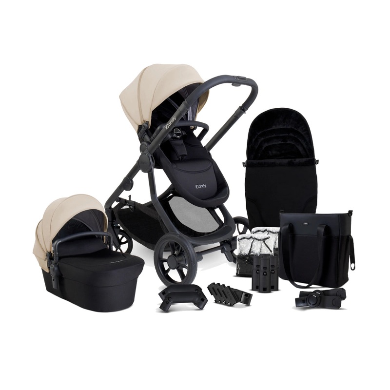 iCandy Orange 4 Pushchair Bundle – Latte/Black
