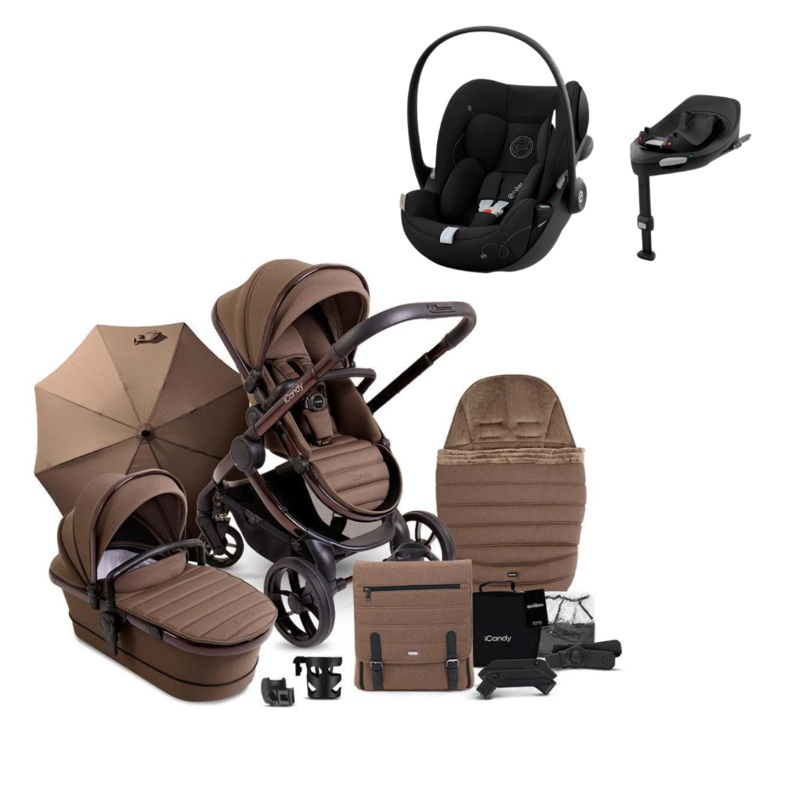 iCandy Peach 7 + Cybex Cloud G with Rotating Base Travel System Bundle – Coco