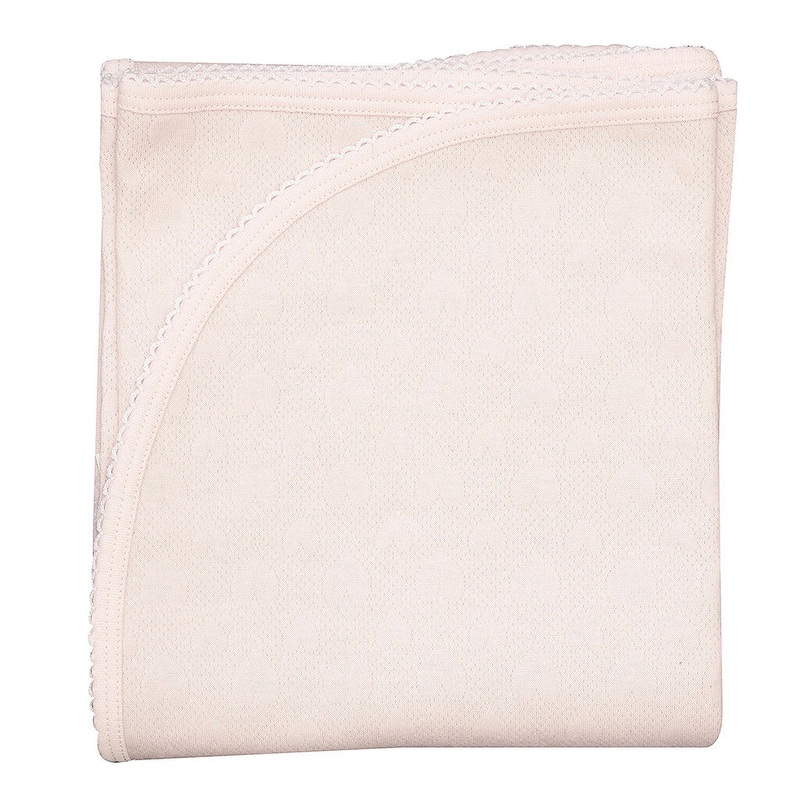 Jacquard Blanket Pink Hearts