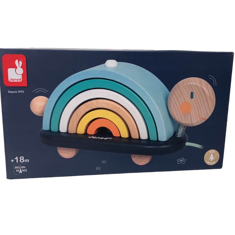 Janod Sweet Cocoon Rainbow Turtle