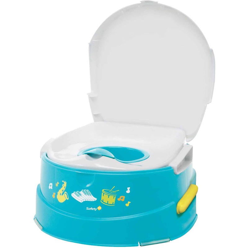 Safety 1st Musical Talkin Potty Trainer and Step Stool – Blue