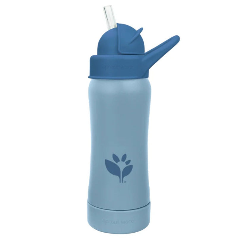 Sprout Ware Straw Bottle – Blueberry