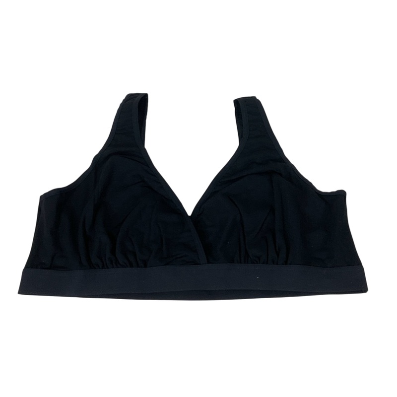 Storq Deluxe Nursing and Sleep Bra, Black, 2XL