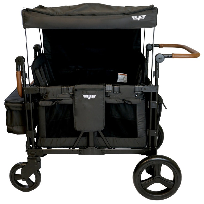 Keenz OPEN BOX XC+ 2.0 (4 Seater) Stroller Wagon – Black