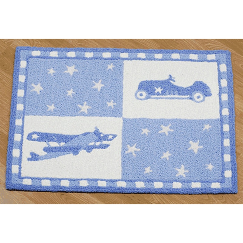 KidsLine Silhouette Blue Rug
