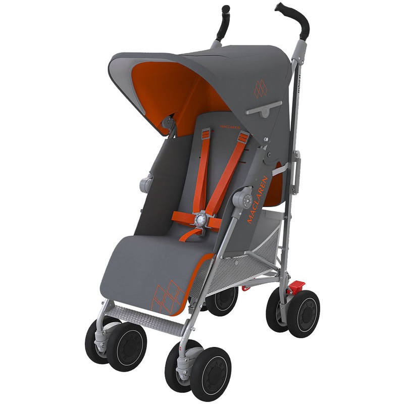 Maclaren 2016/2017 Techno XT Stroller – Charcoal/Marmalade