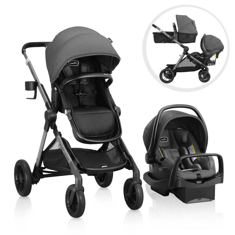 Pivot Xpand Travel System with LiteMax Infant Car Seat – Sabino Gray