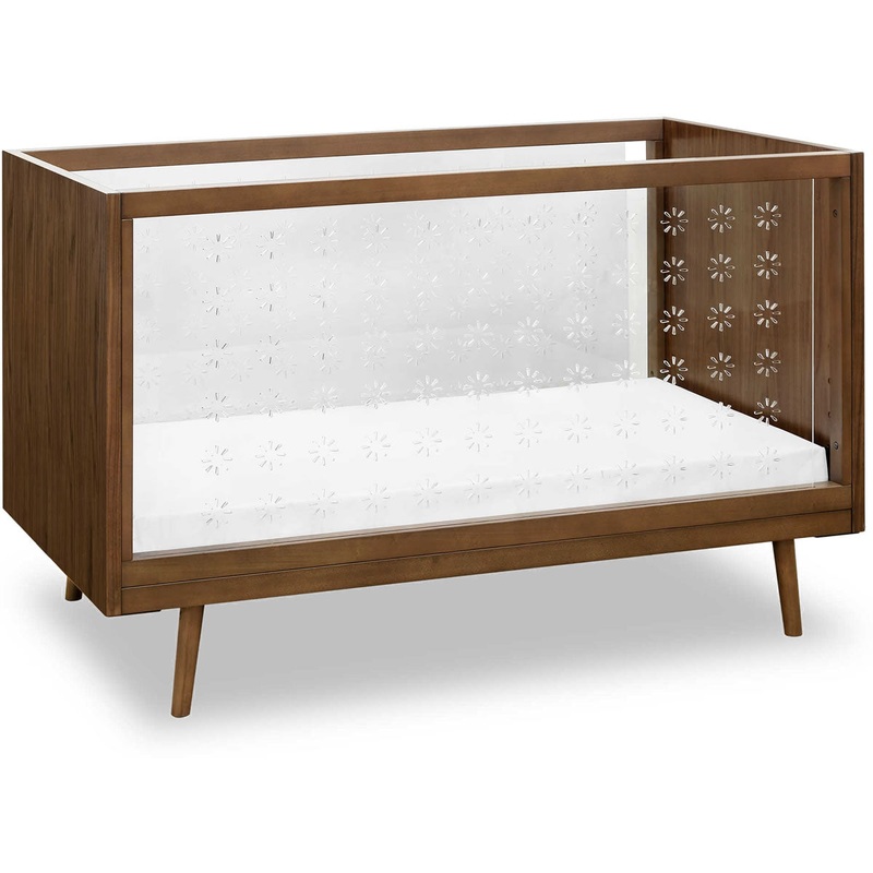 Ubabub Nifty Clear 3-in-1 Crib – Walnut