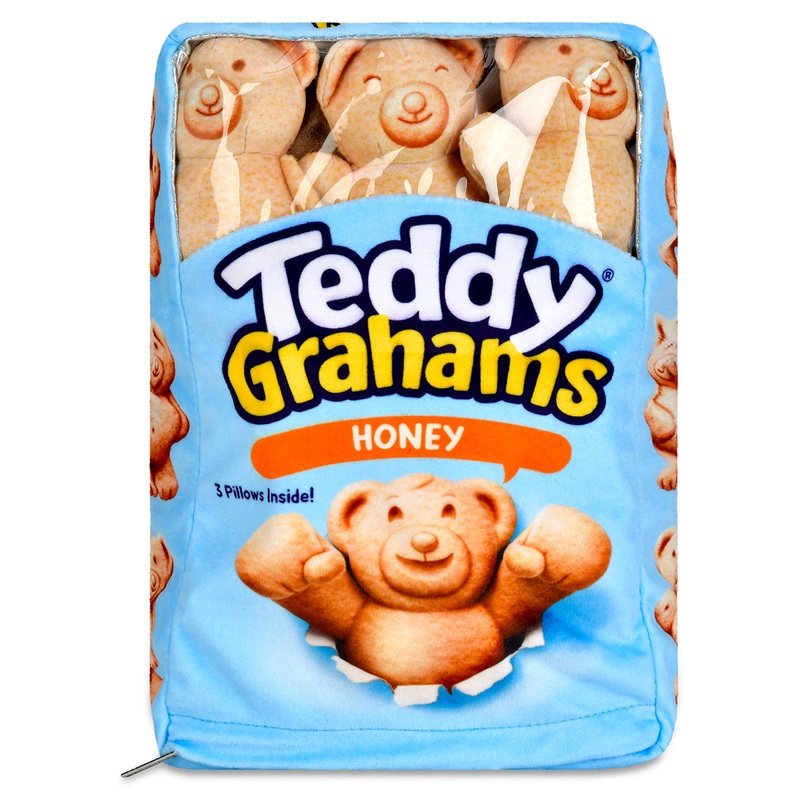 Iscream Teddy Grahams Honey Packaging Plush