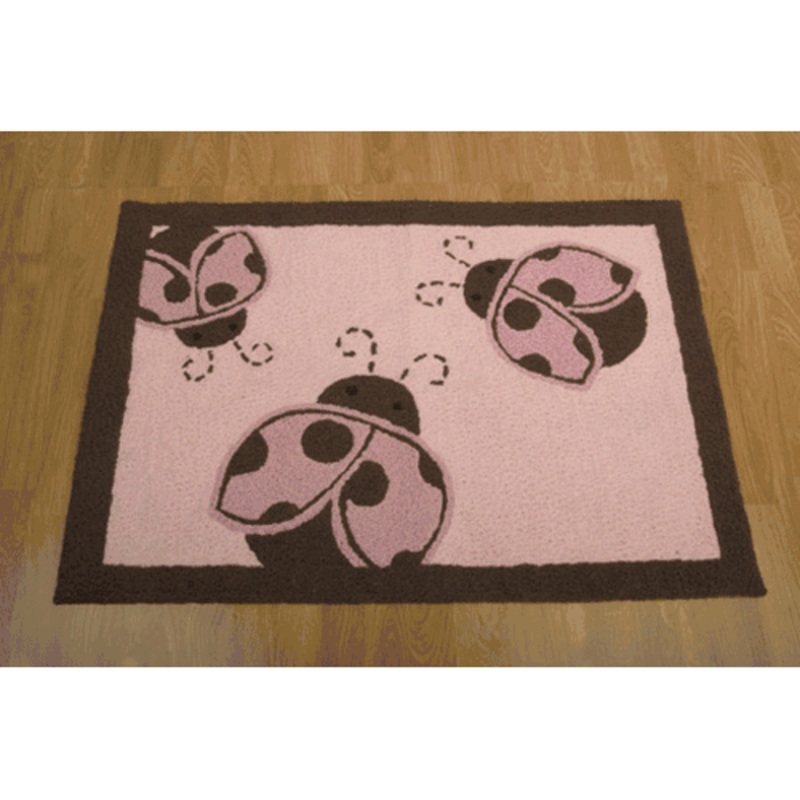 Kids Line Mod Ladybug Rug