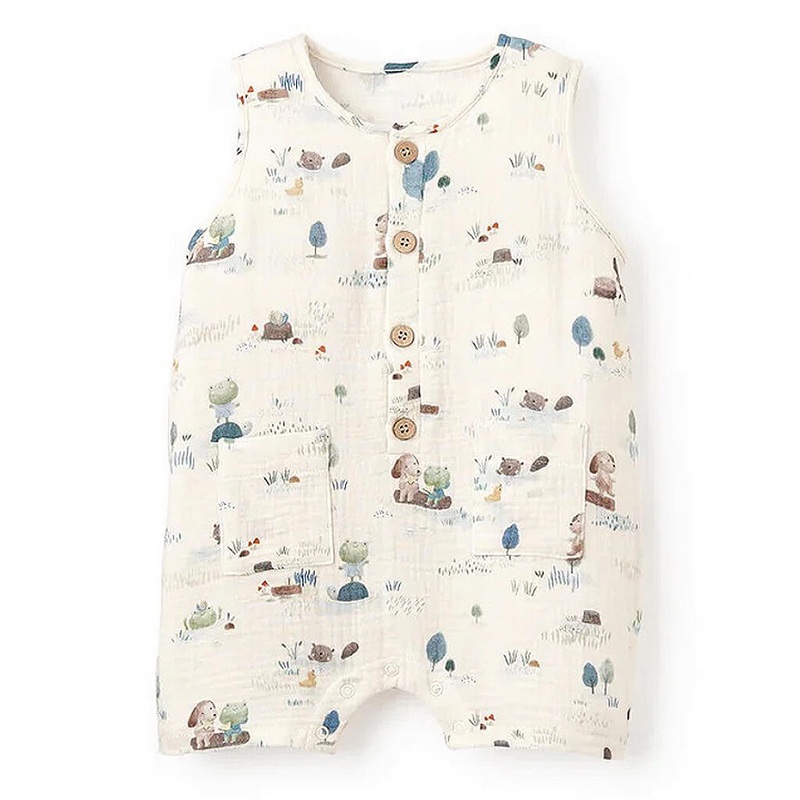 Organic Muslin Shortall Pond Friends