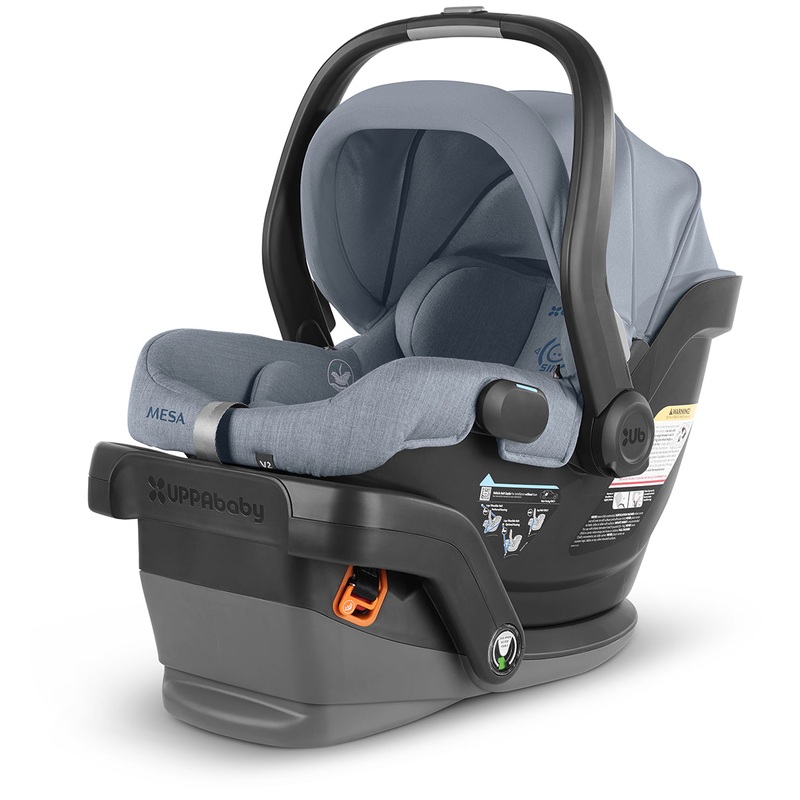 UPPAbaby MESA V2 Lightweight Infant Car Seat – Gregory (Blue Melange)