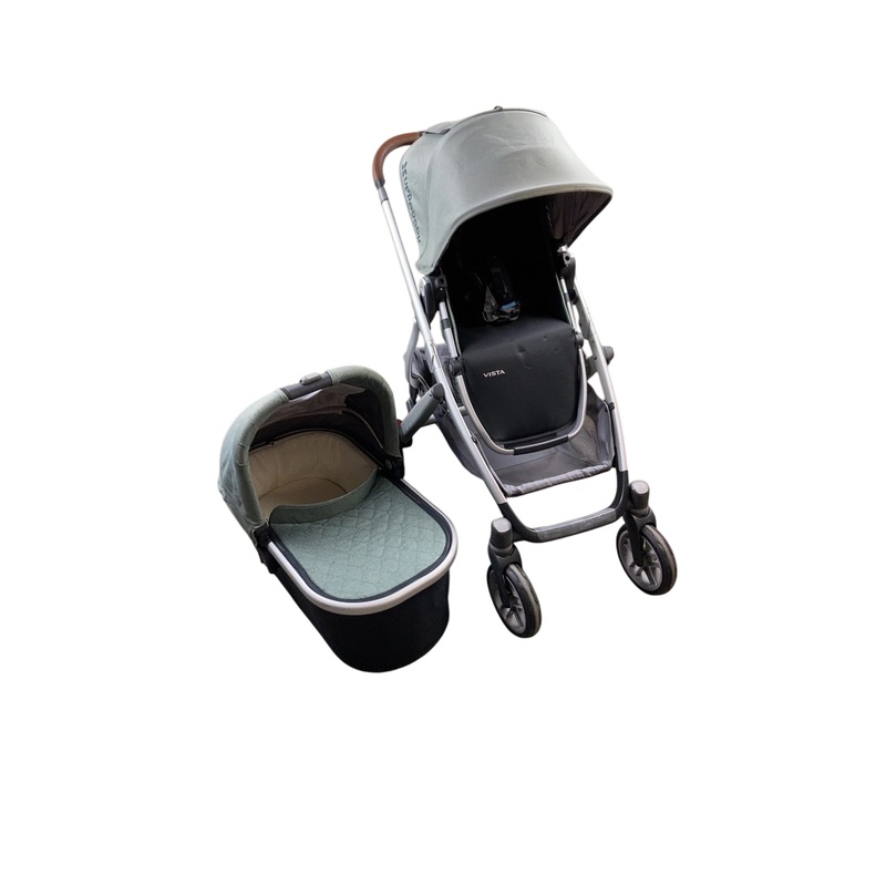 UPPAbaby VISTA Stroller, 2018, Emmett (Green Melange)