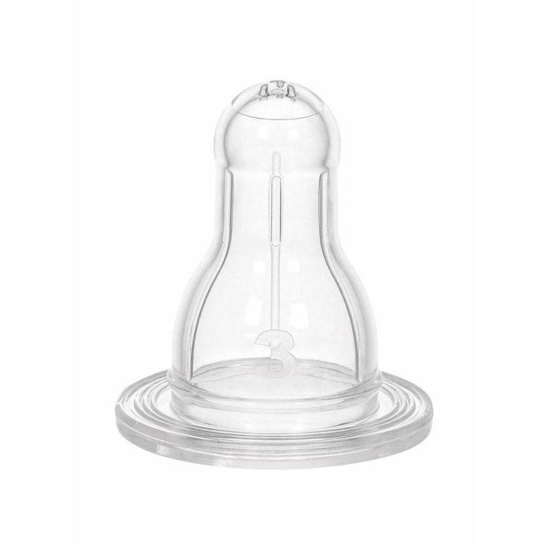 Wee Baby Silicone Round Teat for Feeding Bottle – Number 3