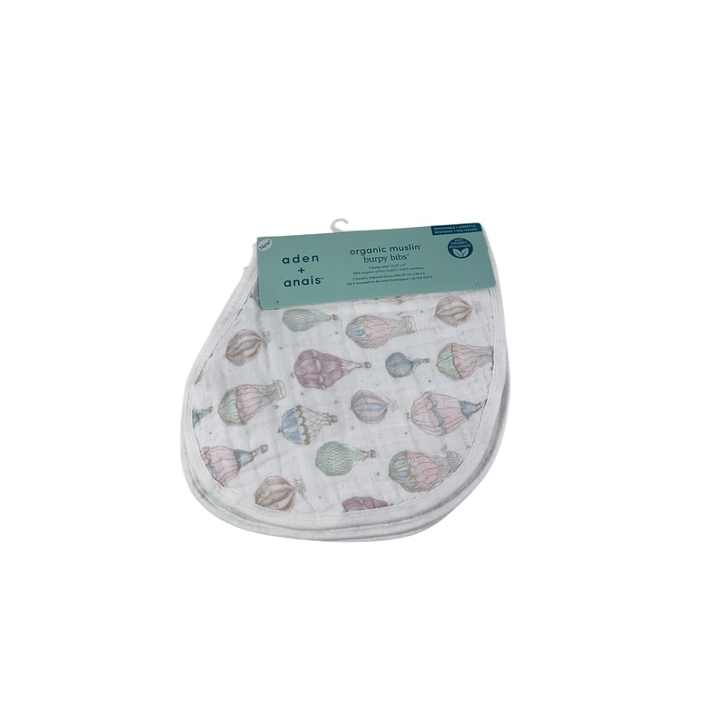 Aden + Anais Cotton Muslin Burpy Bib, Above the Clouds