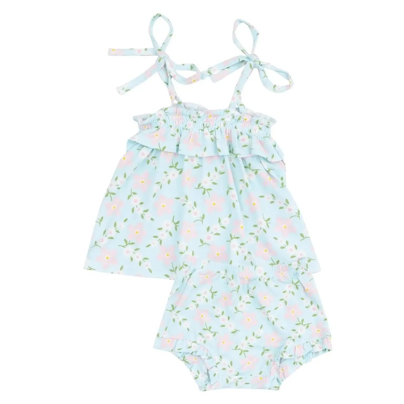 Angel Dear – Ruffle Top + Bloomer Set – Vintage Daisy