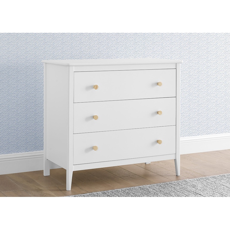 Casey 3 Drawer Dresser with Interlocking Drawers