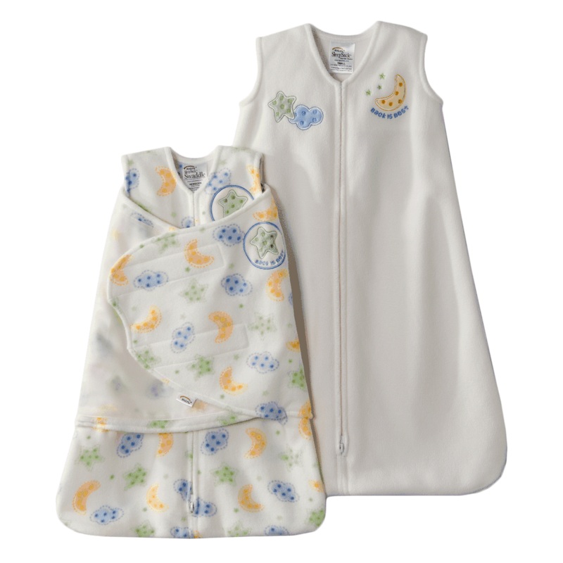Halo SleepSack 2PC Micro-Fleece Gift Set, Cream, Small