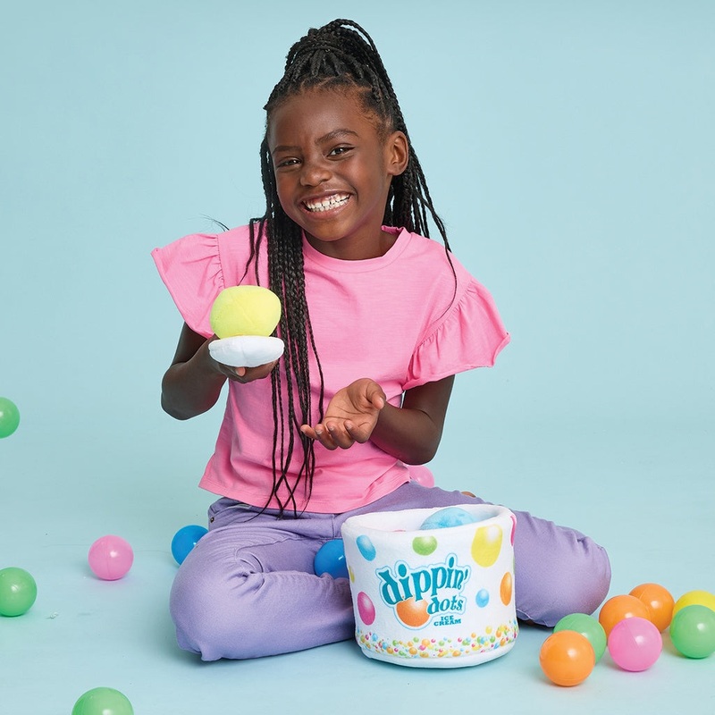 Iscream Dippin’ Dots Packaging Plush