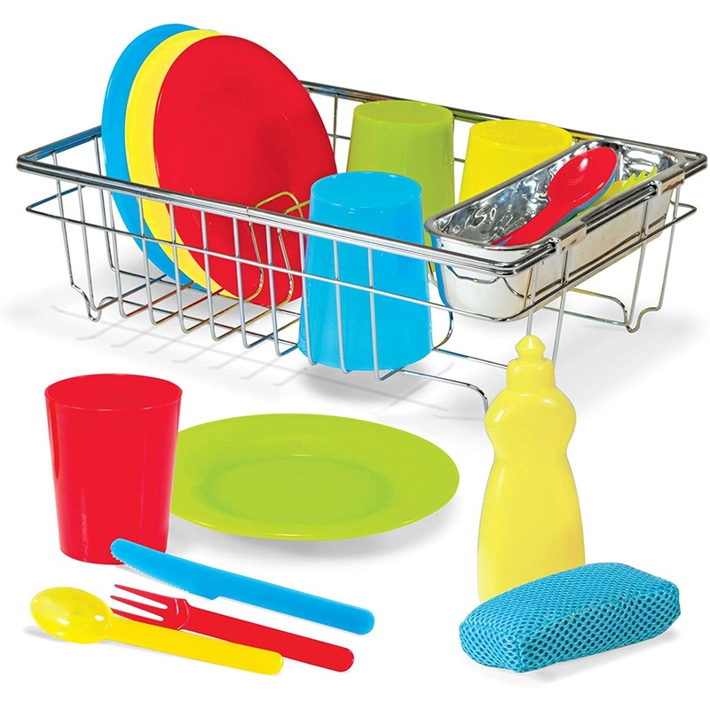 Let’s Play House Wash and Dry Dish Set (24 pcs)