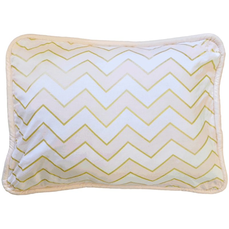 New Arrivals Gold Rush in Pink Throw Pillow