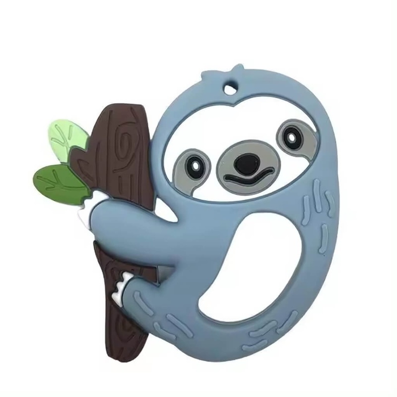 Silicone Teether – Baby Sloth Blue