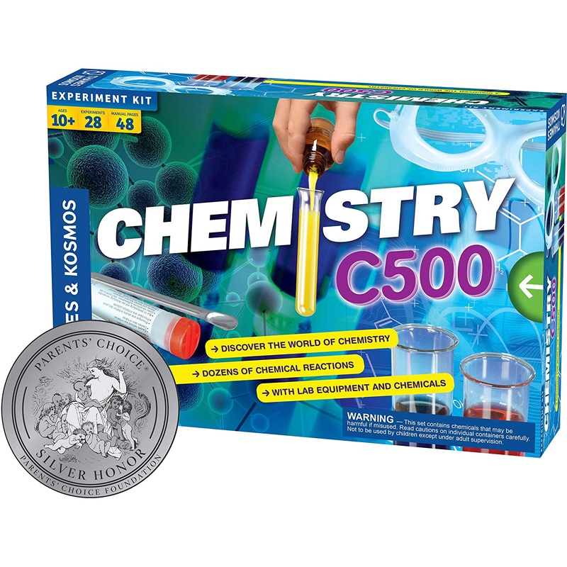 Thames & Kosmos Chemistry Chem C500 Science Kit with 28 Guided Experiments