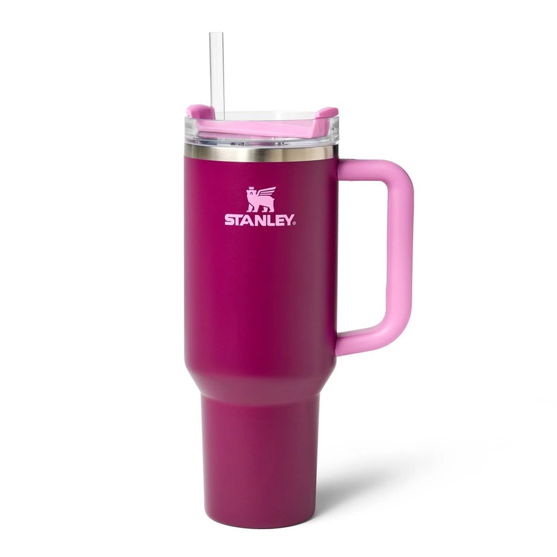 40oz Stainless Steel H2.0 FlowState Quencher Tumbler- Rose Bouquet  (See Description)