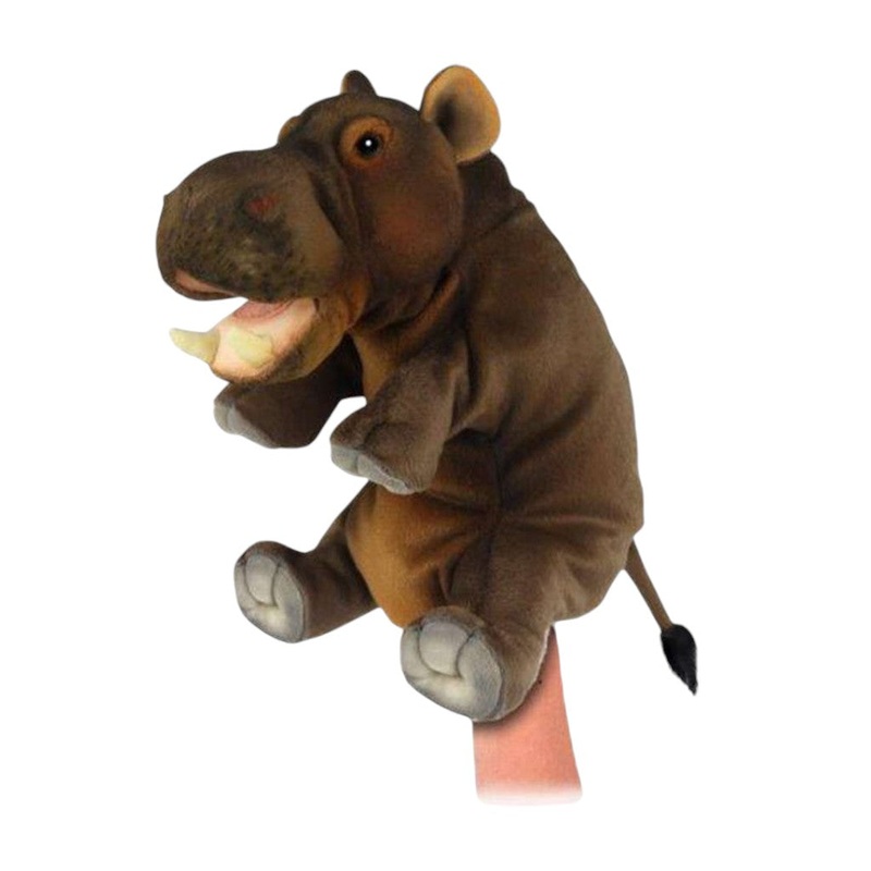 HNC Hippo Puppet 10.24″L